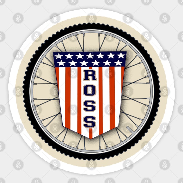 Ross Vintage Bicycles Sticker by Midcenturydave